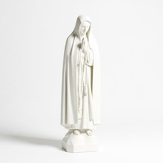 Our Lady of Fatima Statue - 36-inch — Flat White finish