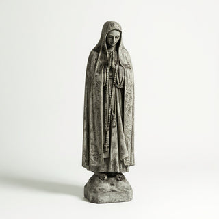 Our Lady of Fatima Statue - 36-inch — Old Stone finish