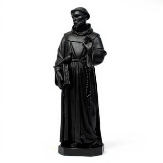 Saint Francis of Assisi Statue - 37-inch — Dusted Black finish