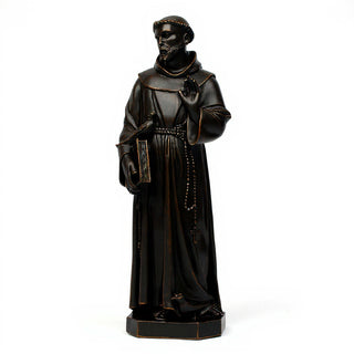 Saint Francis of Assisi Statue - 37-inch — Iron finish