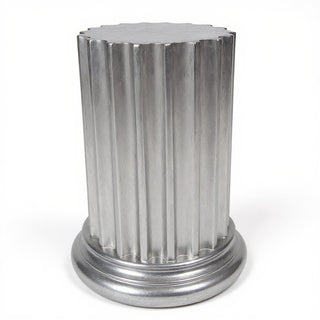 Epic Shaft Column Pedestal - 43-inch — Antique Silver finish
