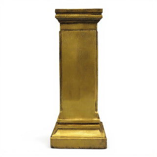 Rectangular Panel Pedestal - 39-inch — Antique Gold finish