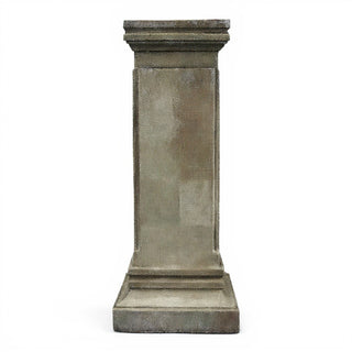 Rectangular Panel Pedestal - 39-inch — Antique Stone finish