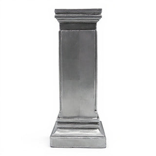 Rectangular Panel Pedestal - 39-inch — Antique Silver finish