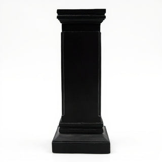Rectangular Panel Pedestal - 39-inch — Flat Black finish