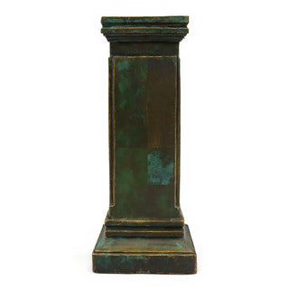 Rectangular Panel Pedestal - 39-inch — Green Bronze finish