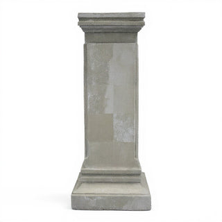 Rectangular Panel Pedestal - 39-inch — Limestone finish