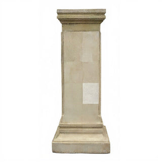 Rectangular Panel Pedestal - 39-inch — Museum Terracotta finish