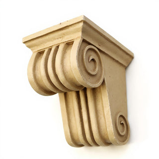 Scroll Drapery Bracket Wall Bracket - 6-inch — Dusted Sand finish