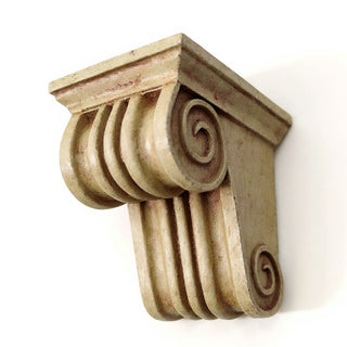 Scroll Drapery Bracket Wall Bracket - 6-inch — Gothic Stone finish