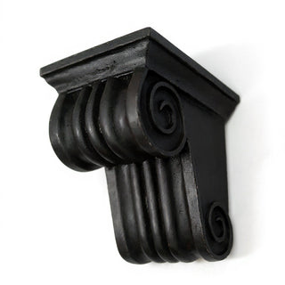 Scroll Drapery Bracket Wall Bracket - 6-inch — Iron finish