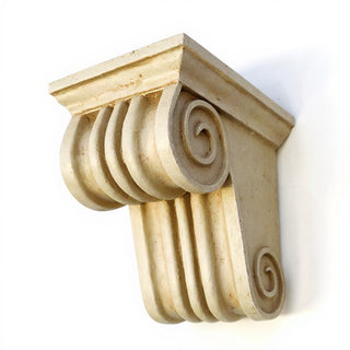 Scroll Drapery Bracket Wall Bracket - 6-inch — Museum Terracotta finish