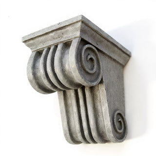 Scroll Drapery Bracket Wall Bracket - 6-inch — Old Stone finish