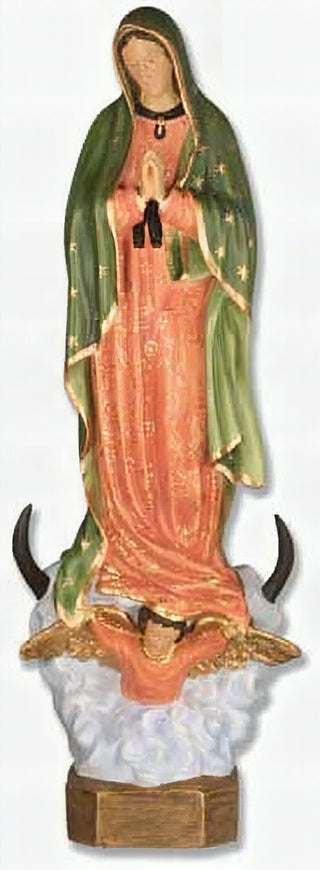 Our Lady Of Guadalupe-32-inch Statue - Realistic Color - Hand-Painted