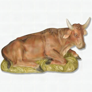Cow Nativity Nativity Statue - 19-inch - Realistic Color - Hand-Painted