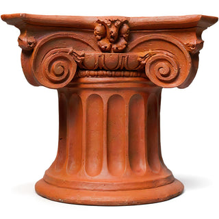 Colossal Ionic Table Base — Metro finish