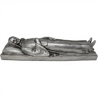 Saint Frances Xavier Cabrini in Repose Statue — Aged Silver finish