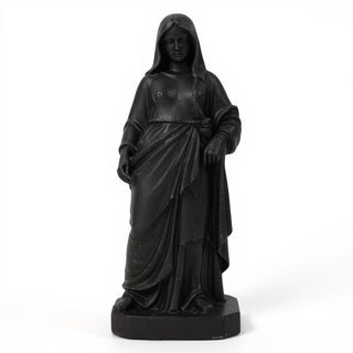 Saint Frances Xavier Cabrini in Repose Statue — Dusted Black finish