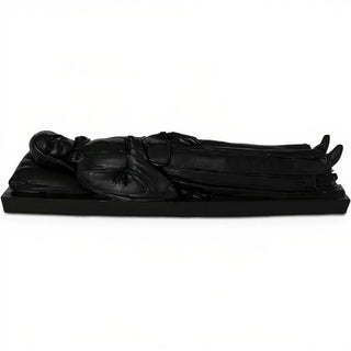 Saint Frances Xavier Cabrini in Repose Statue — Flat Black finish
