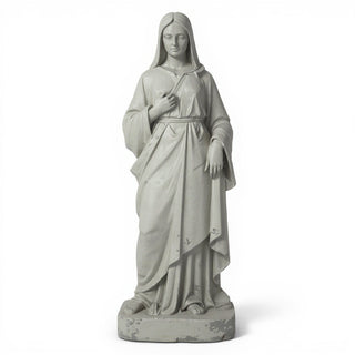 Saint Frances Xavier Cabrini in Repose Statue — Old Stone finish