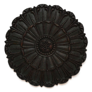 Tulip Medallion Wall Plaque — Iron finish