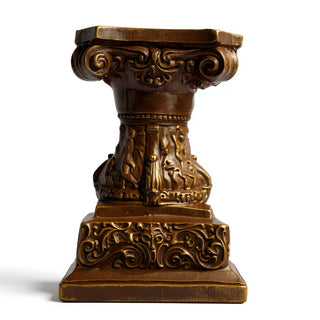 Cherub Pedestal - 14-inch — Bronze finish