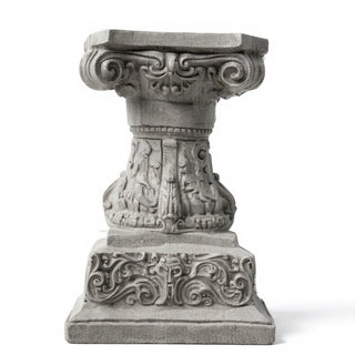 Cherub Pedestal - 14-inch — Old Stone finish