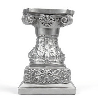 Cherub Pedestal - 14-inch — Silver finish