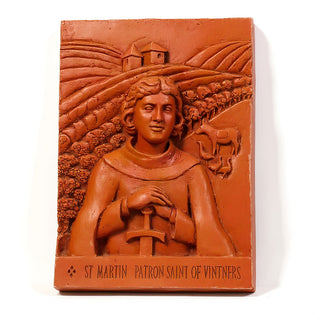 Saint Martin of Tours Wall Plaque — Metro finish