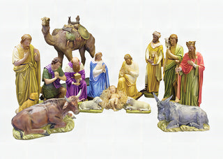 Nativity Set Lg Statue - 50-inch - Realistic Color - Hand-Painted