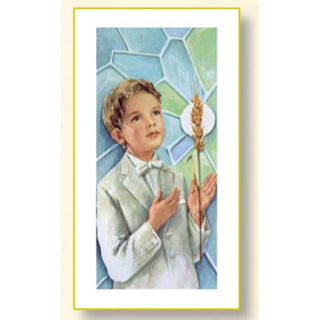 100-Pack - First Communion Boy Card