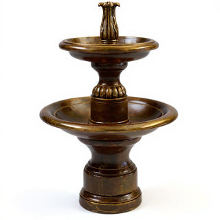 Balustrade Two Tier Fountain - 56-inch — Bronze finish