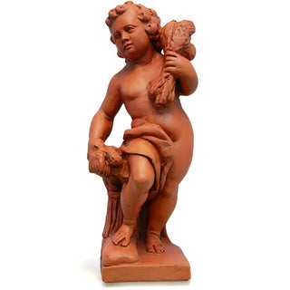 Autumn Season Cherub Statue - 24-inch — Metro finish