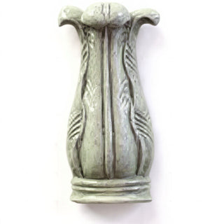 Balustrade Fountain Top - 14-inch — Mossy Green finish