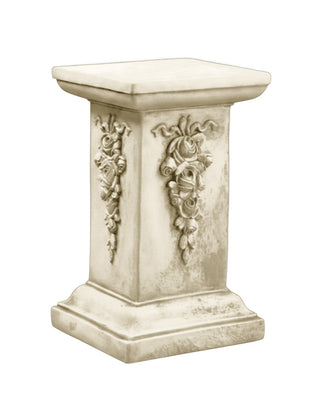 Decorative Square Pedestal Statue - 30-inch