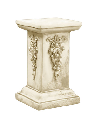 Decorative Square Pedestal Statue - 30-inch