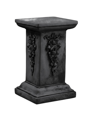 Decorative Square Pedestal Statue - 30-inch