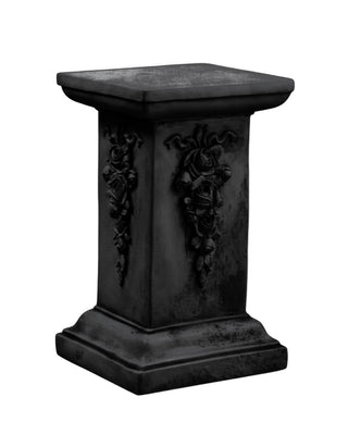 Decorative Square Pedestal Statue - 30-inch
