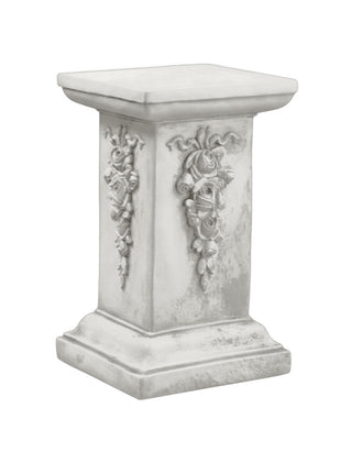 Decorative Square Pedestal Statue - 30-inch