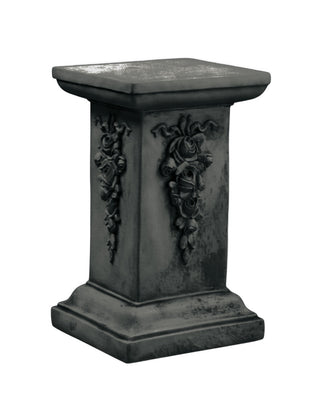 Decorative Square Pedestal Statue - 30-inch