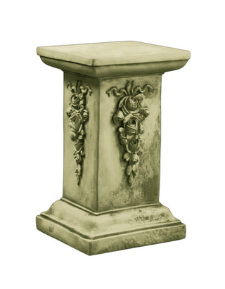 Decorative Square Pedestal Statue - 30-inch