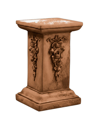 Decorative Square Pedestal Statue - 30-inch