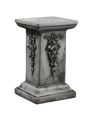 Decorative Square Pedestal Statue - 30-inch