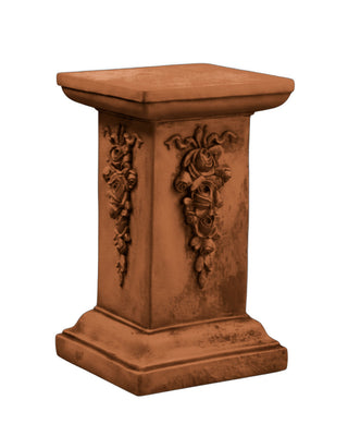 Decorative Square Pedestal Statue - 30-inch