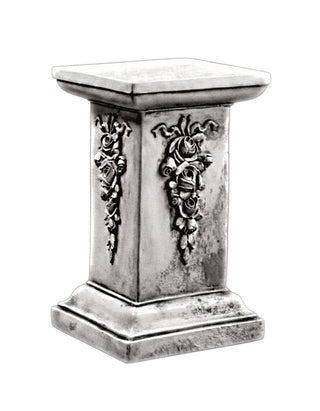 Decorative Square Pedestal Statue - 30-inch