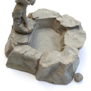 Rocky Pond - 9.5-inch — Antique Stone finish