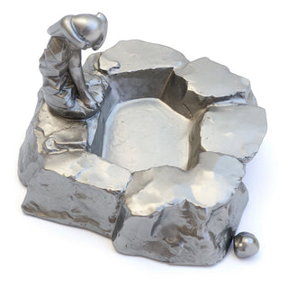 Rocky Pond - 9.5-inch — Antique Silver finish