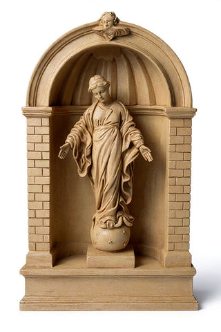 Med.Shrine For 24" Grotto Stat Statue - 38-inch