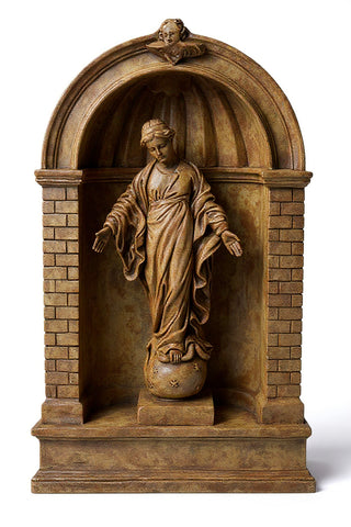 Med.Shrine For 24" Grotto Stat Statue - 38-inch