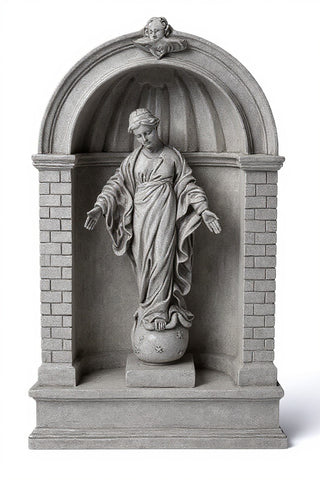 Med.Shrine For 24" Grotto Stat Statue - 38-inch